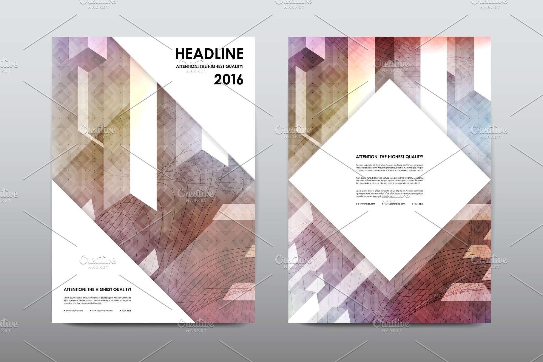 50+企业商业主题宣传小册子模板合集 50+ Business Brochures Bundle插图(8)