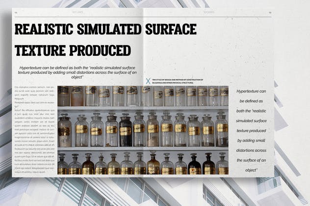 杂志排版设计模板 Textures Magazine插图(6)