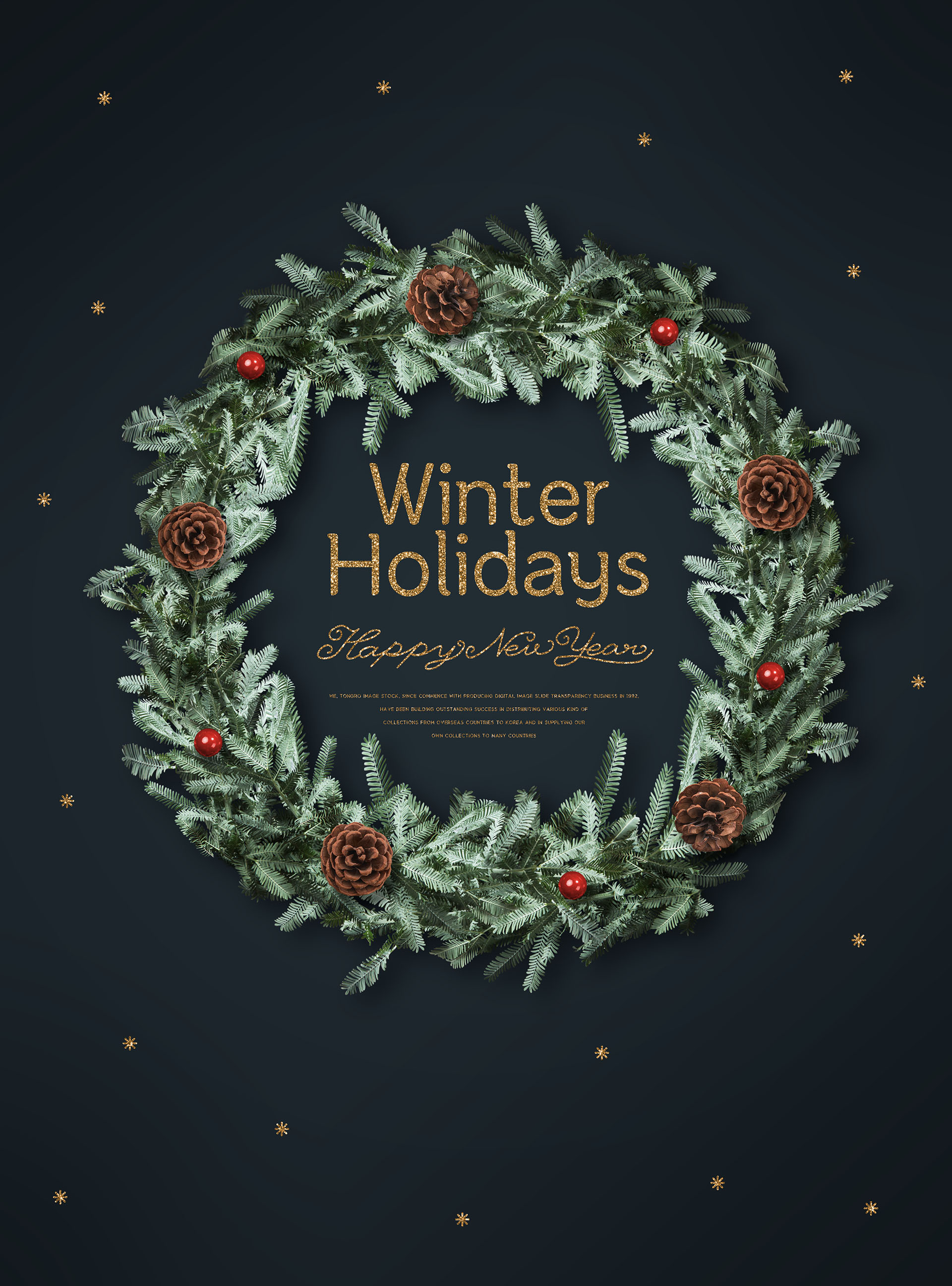 韩国素材：好用的圣诞节海报广告模板PSD插图(7)