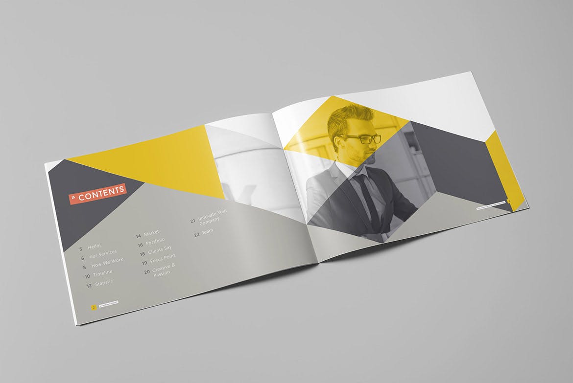 企业年度报告横版设计模板 Annual Report 2016/2017 – Landscape插图(1)