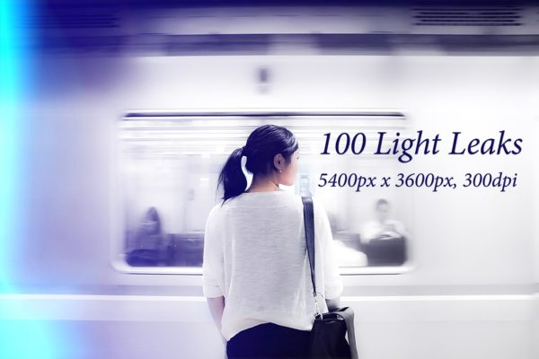 100款漏光照片后期处理叠层背景 100 Light Leaks
