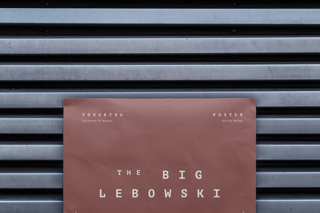 红砖墙海报张贴效果展示样机模板 Urban Poster Mock-up插图(6)