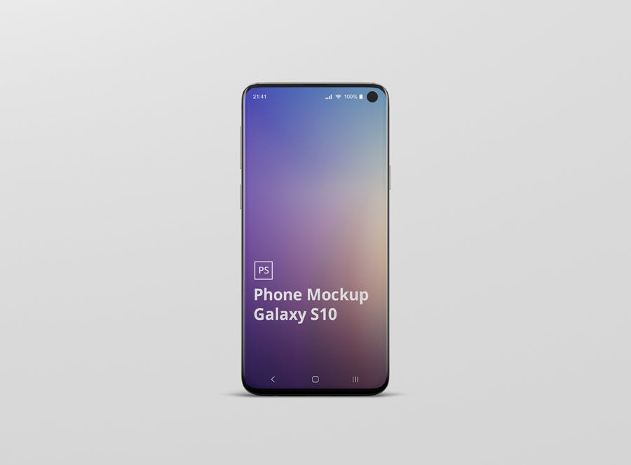 三星Galaxy S10智能手机素材库精选样机模板 Phone Mockup Galaxy S10插图(7)