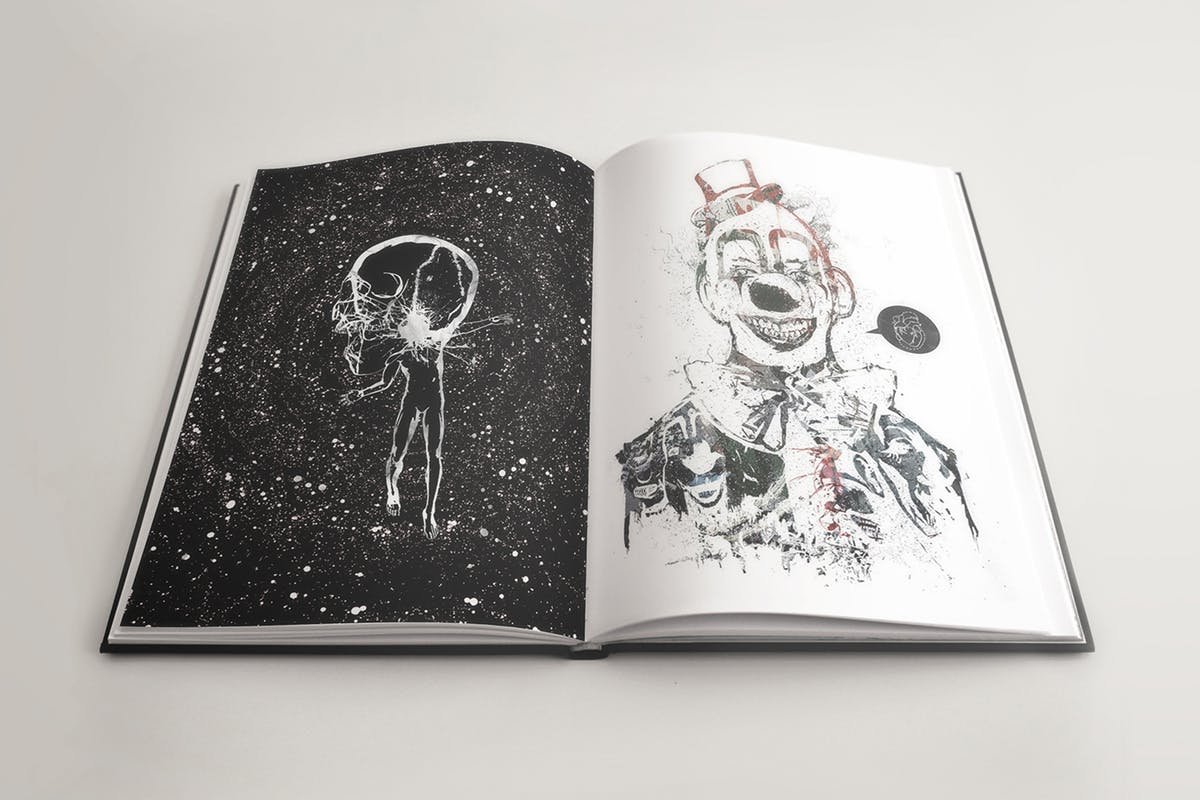 素描本内页艺术作品设计演示样机素材库精选 SketchBook Notebook Mock-ups插图