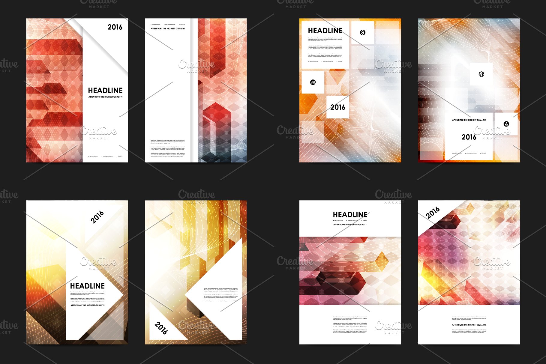 50+商业企业介绍宣传传单模板 50+ Business Flyers Bundle插图(2)