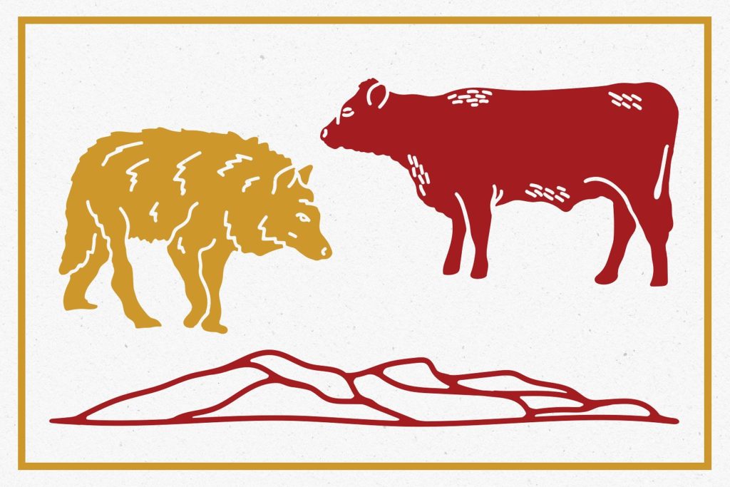 复古手绘动物头部矢量图形下载[ai]插图(8)