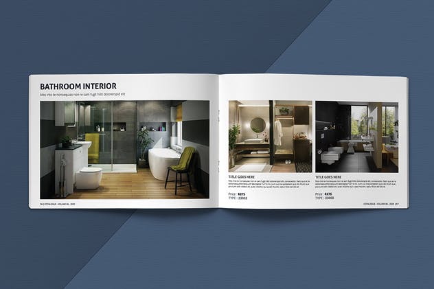 现代简约设计风格横板产品目录设计模板 Modern Catalogue Template插图(10)