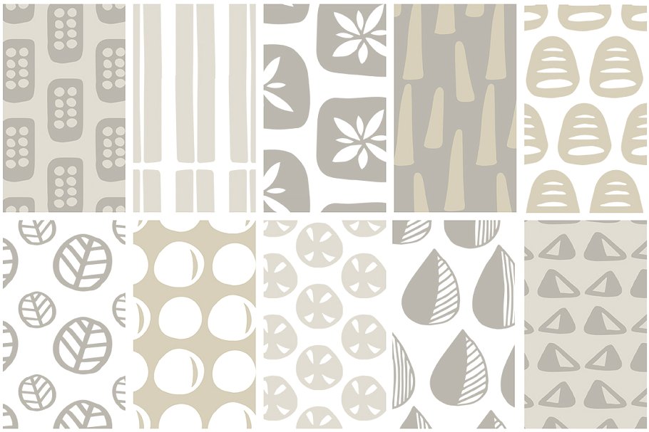 斯堪的纳维亚设计风格纹理 Scandinavian Design Patterns插图(6)