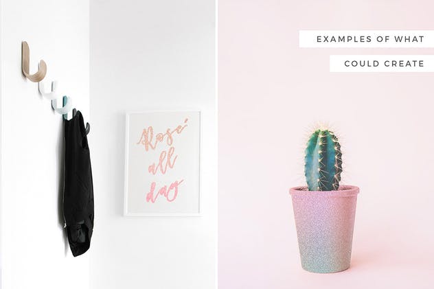 闪粉金粉材质纹理素材 Glitter Ombre Patterns插图(3)