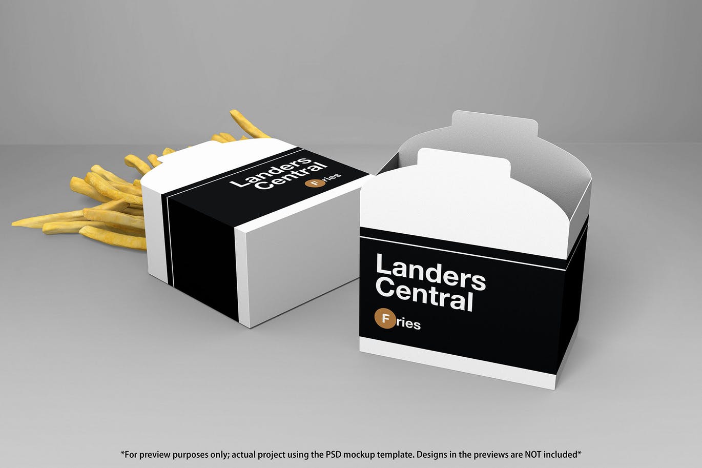 肯德基麦当劳KFC快餐外卖盒包装样机展示模型mockups大集合插图(1)