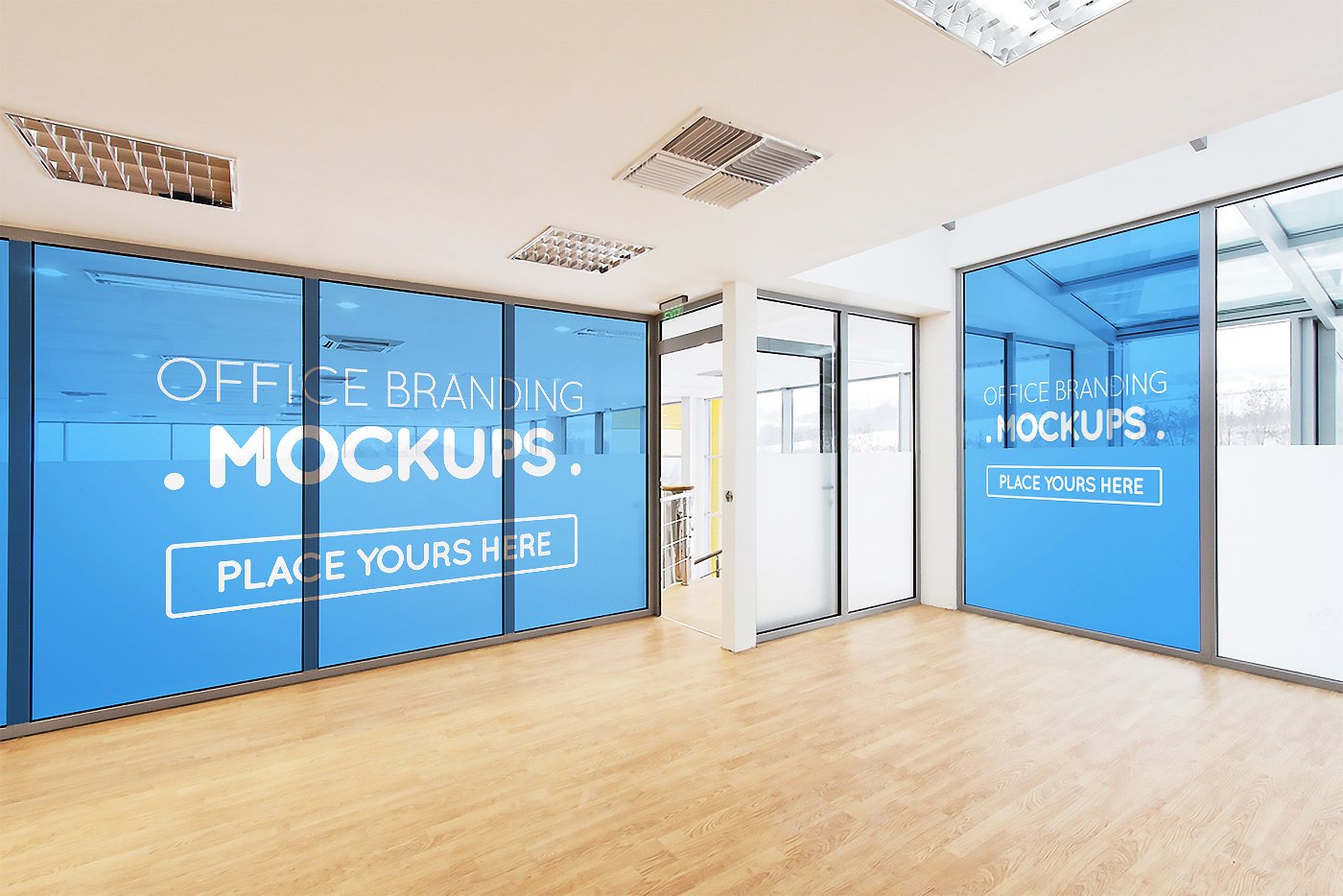 20多个办公室品牌样机展示模型mockups插图(7)