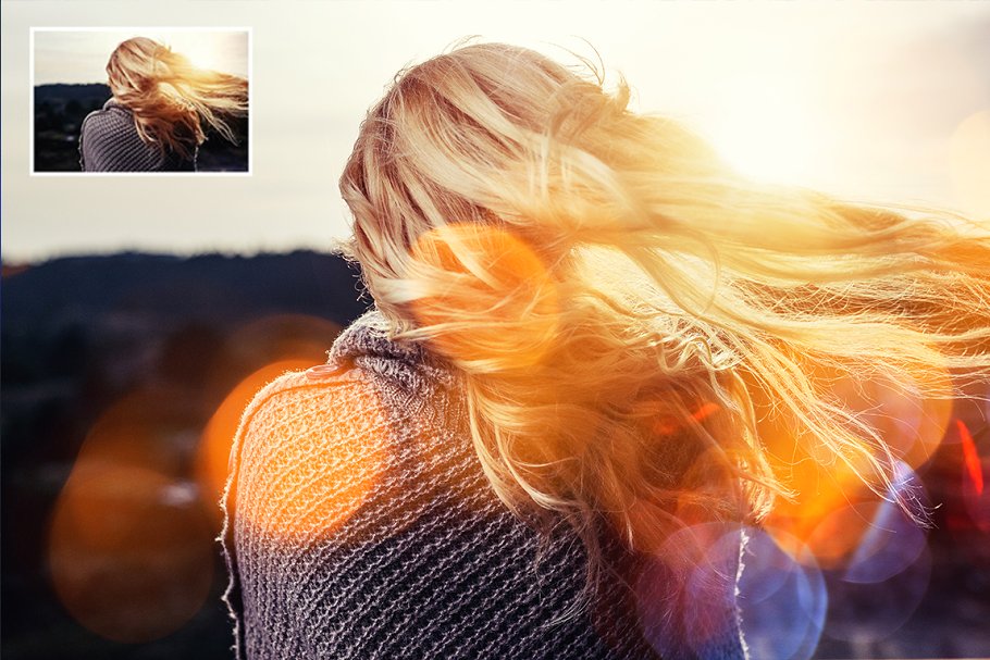 5K分辨率黄金散景叠层背景 5K Golden Bokeh Overlays插图(2)