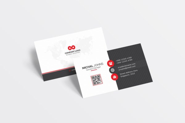 经典排版风格企业素材库精选名片模板 Business Card
