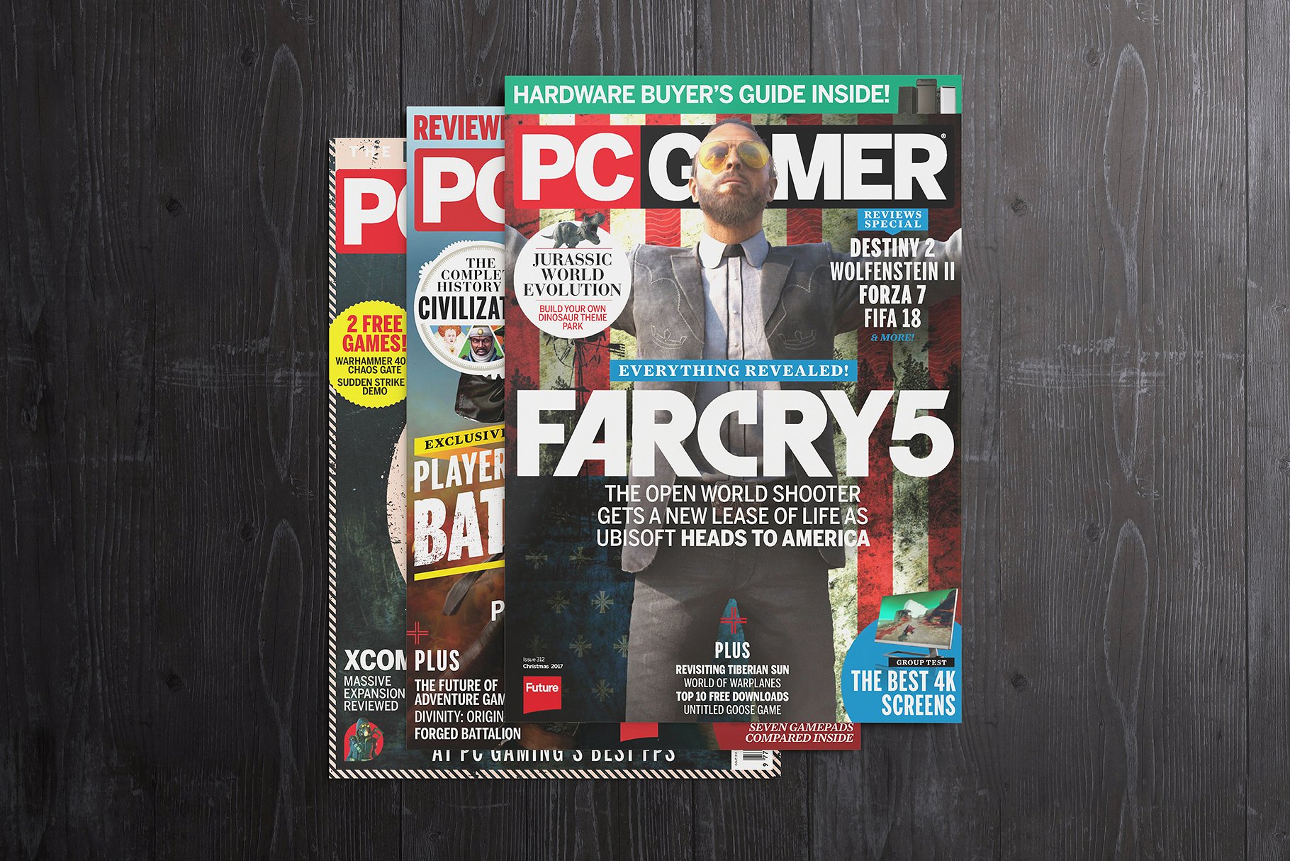 A5杂志封面封底及内页设计展示样机 A5 Magazine Mockups v.3插图(4)