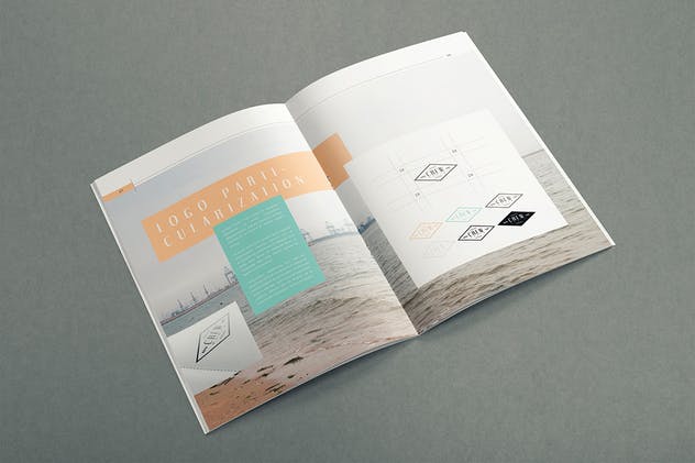 传统艺术品牌指南手册模板 Traditional Art – Brand Guideline Template插图(5)