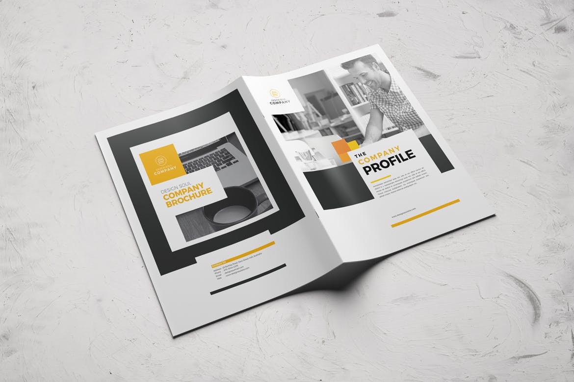 时尚高端多用途的企业形象画册手册楼书杂志设计模板（indd）插图(7)