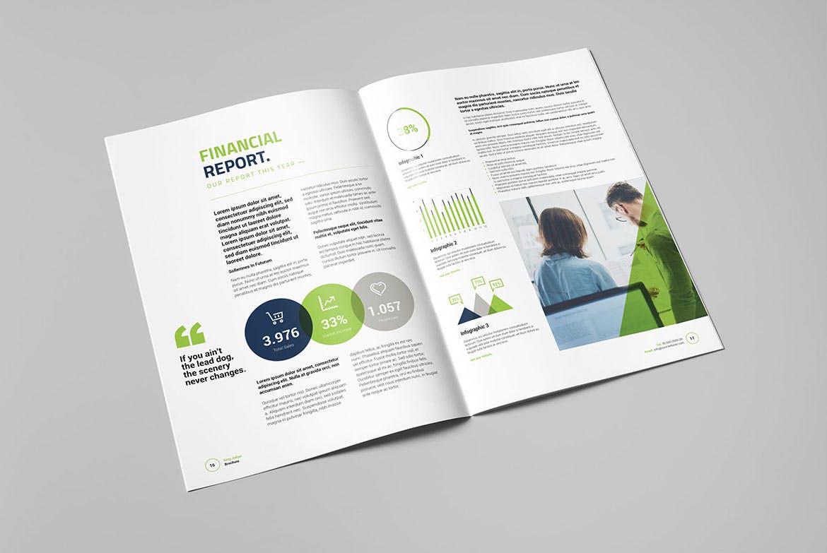 品牌推介/企业宣传画册设计模板 King Julian Brochure插图(8)