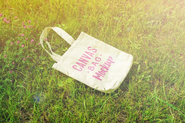 帆布手提袋样机模板 Canvas Bag Mockup插图(8)