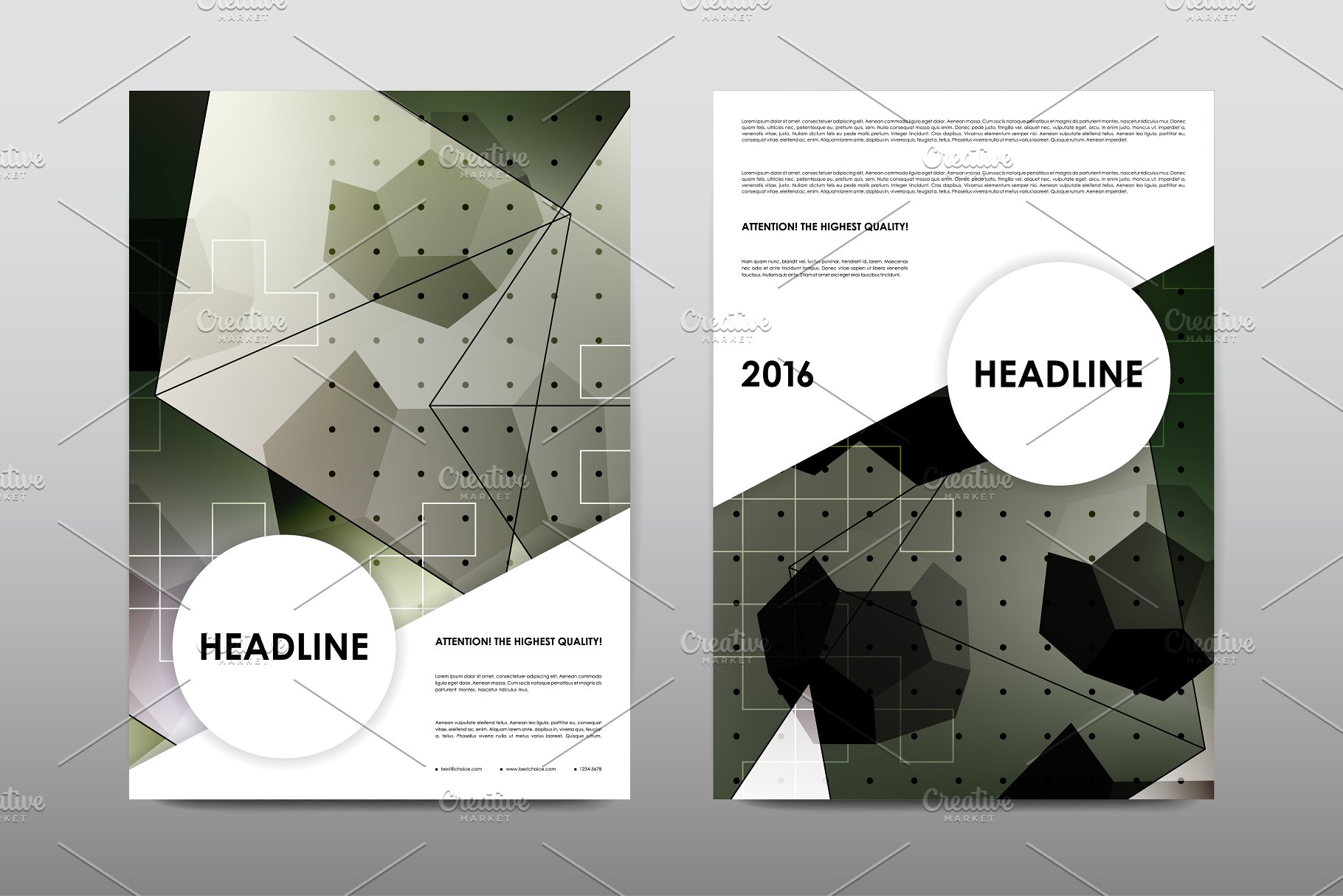 极力推荐：50+企业商业介绍宣传小册子模板 50+ Business Brochures Bundle插图(15)