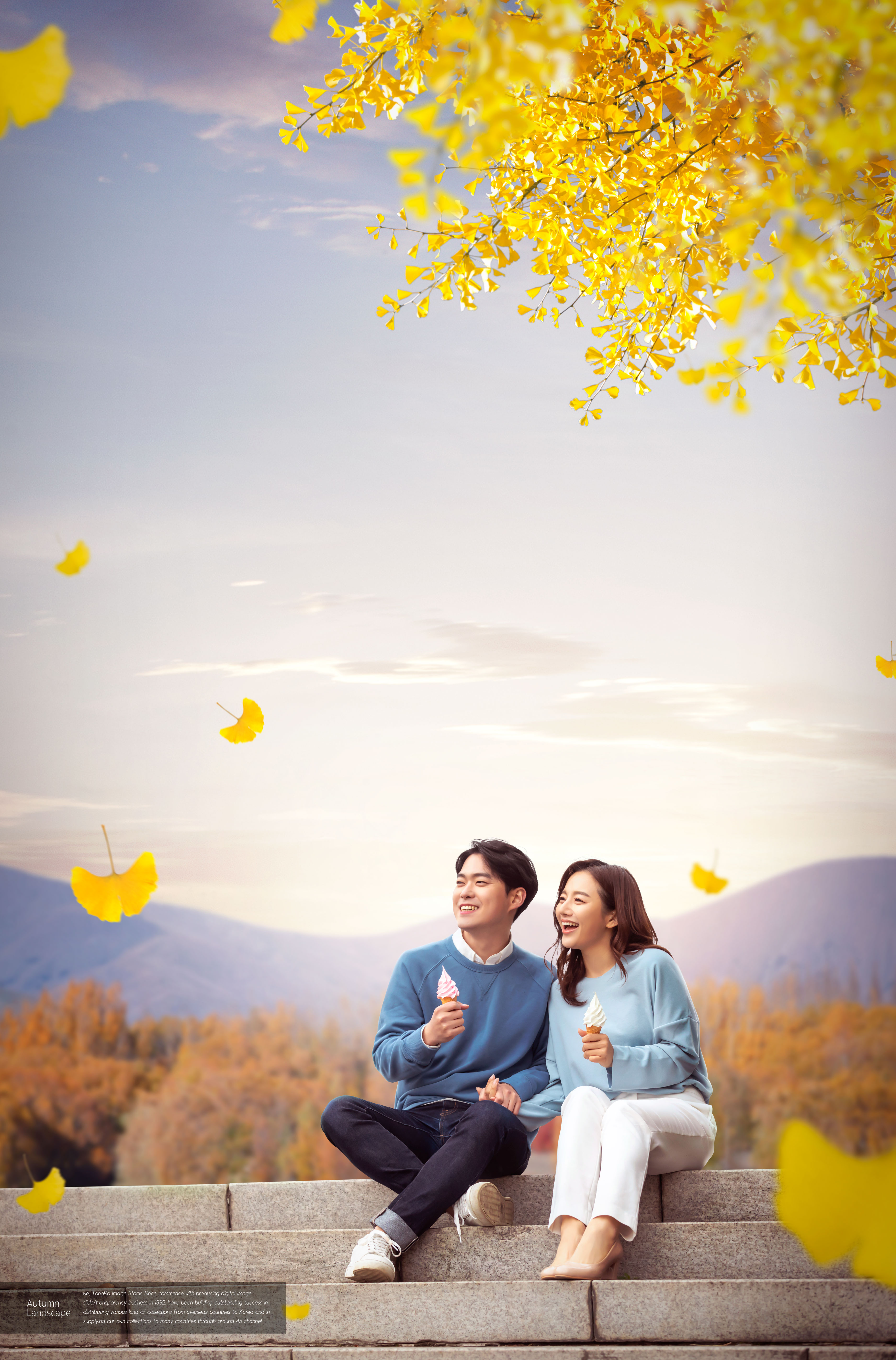 秋季情侣旅行景观海报图片素材[PSD]插图(2)