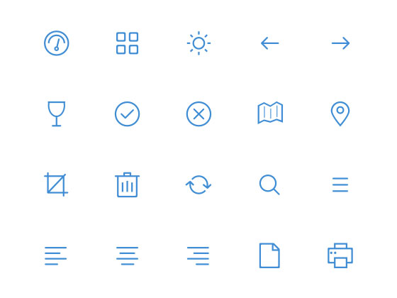 35 枚极简线性图标素材之家精选sketch素材