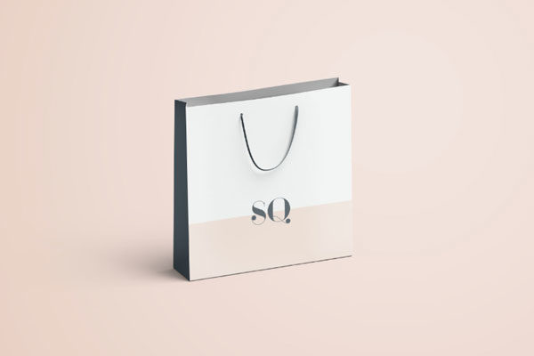 方形购物袋/礼品袋样机