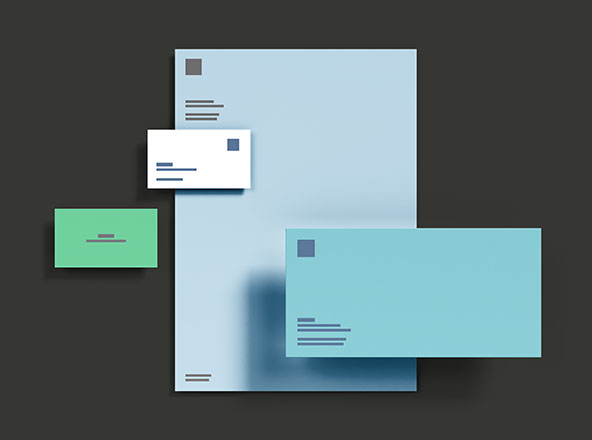 基础办公用品企业品牌VI设计预览样机模板 Basic Branding Mockup