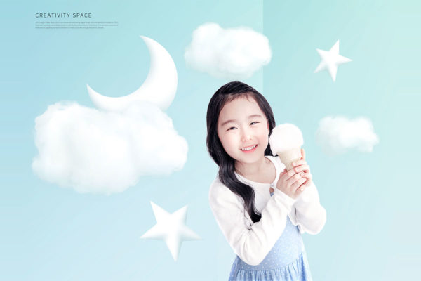 创意空间儿童主题多用途海报设计素材