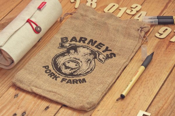 麻袋素描艺术图案预览样机素材库精选模板v2 Sack Bag Sketch