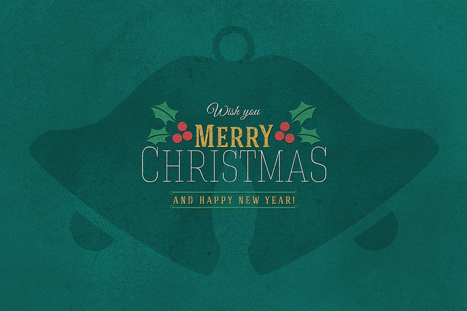 圣诞节主题背景和卡片模板V.4 Christmas Background & Cards Vol.4插图(4)