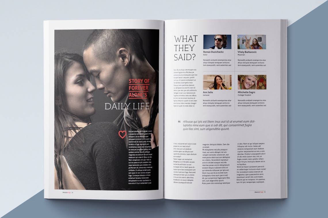 时尚高端多用途的高品质时尚杂志画册宣传册楼书设计模板（indd）插图(7)