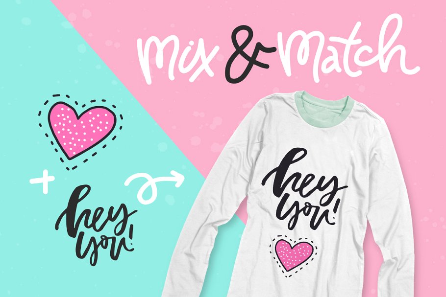 魔术独角兽剪贴图与文字素材 Unicorn Magic: clipart & lettering插图(10)