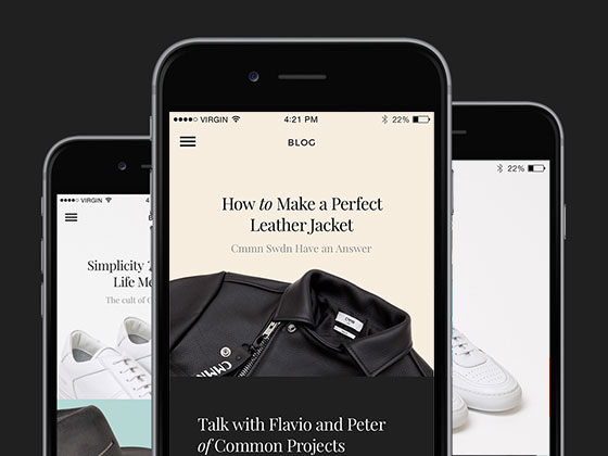 Monobrand 博客应用界面素材之家精选sketch素材