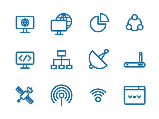 20 枚互联网元素图标素材之家精选sketch素材