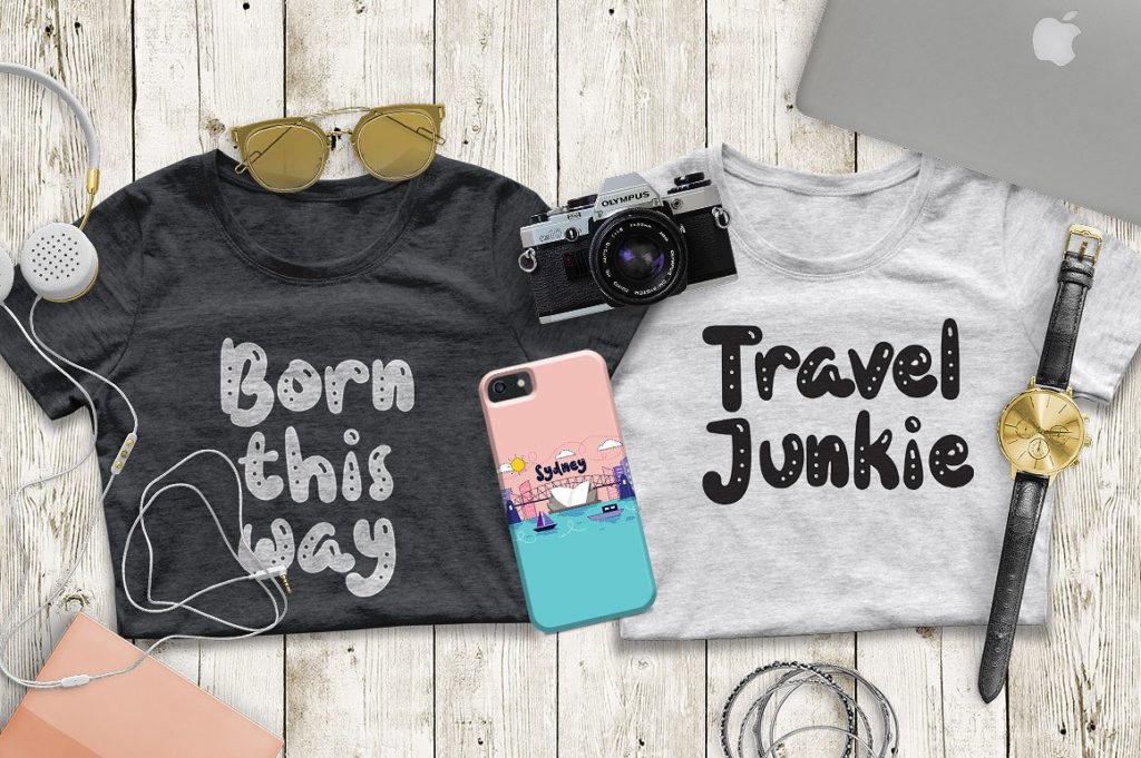 几款适合旅行主题手绘字体打包下载[ai,ttf,otf,pdf,jpg]插图(6)