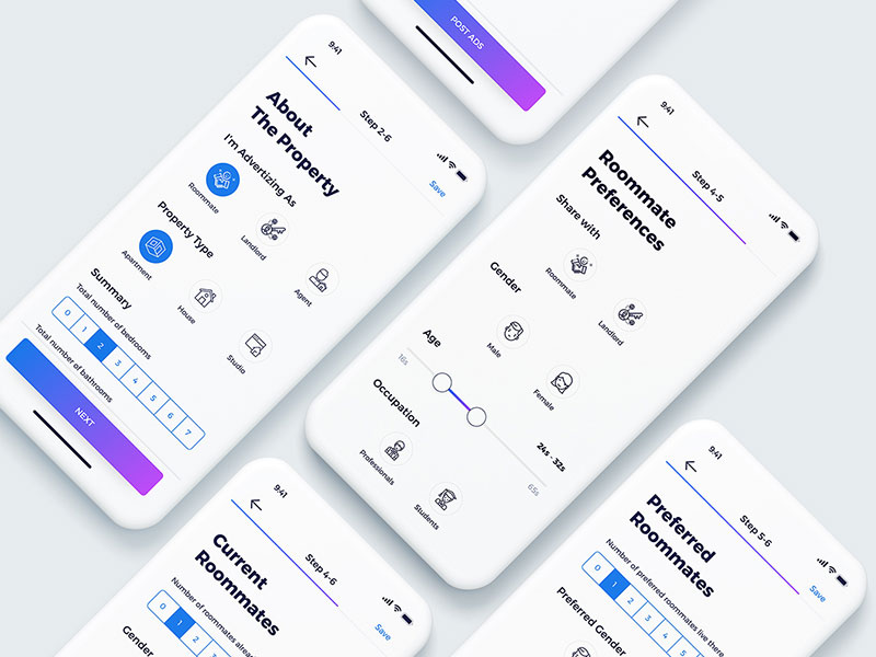 Stacy 发布房屋表单界面素材之家精选sketch素材