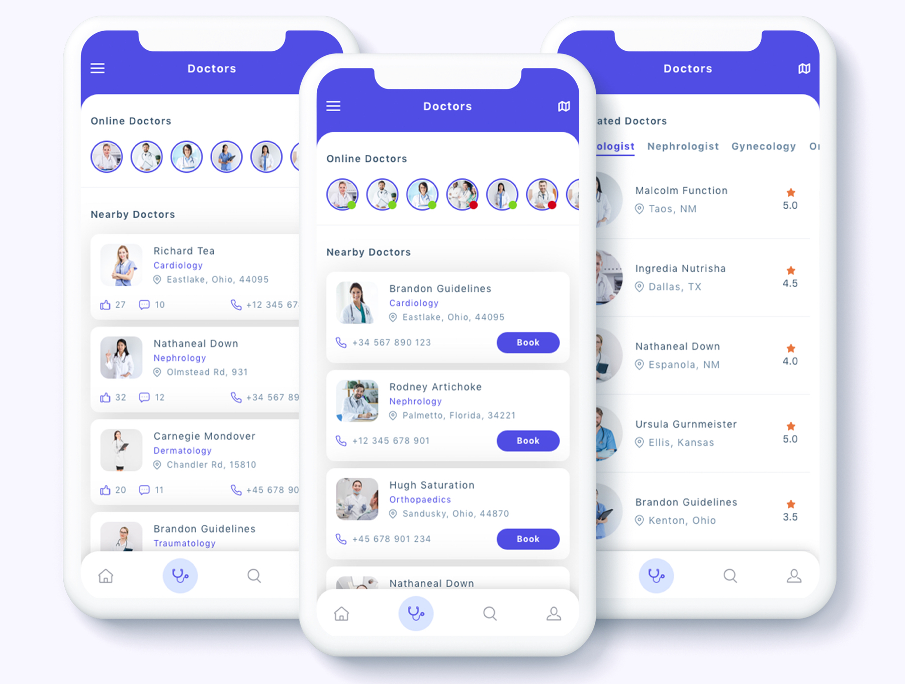 素材库下午茶：就医就诊APP UI KIT套装下载插图(2)