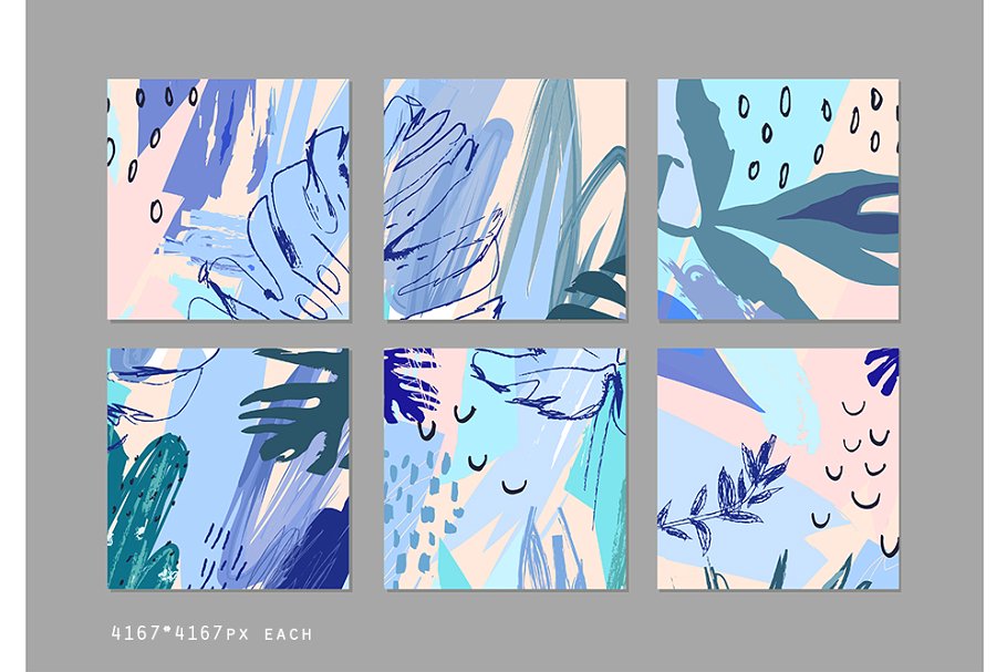 热带雨林的魅力水彩剪贴画 Tropical Madness 2插图(4)