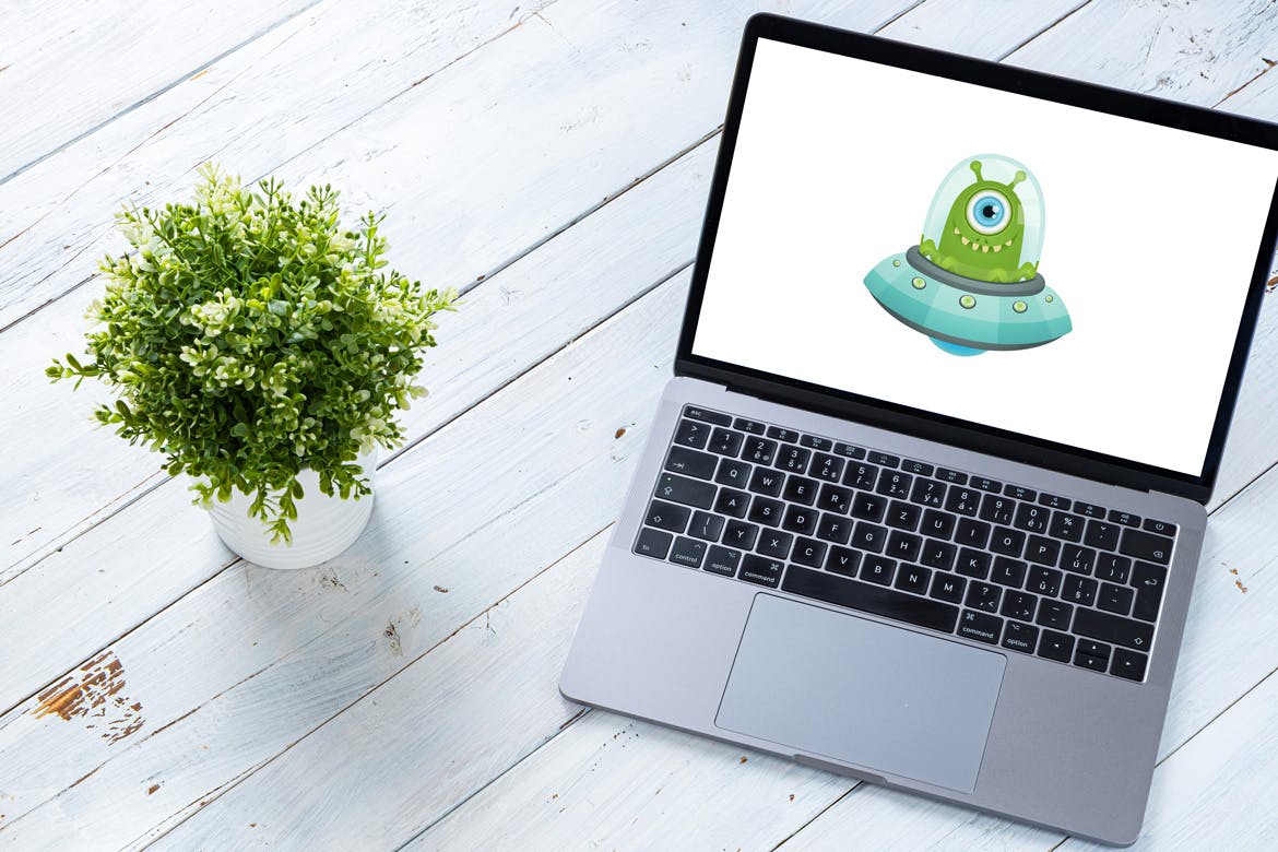 旧木桌上的Macbook&iPhone样机模板v1 Spojeeto Device Mock-ups vol.1插图(3)