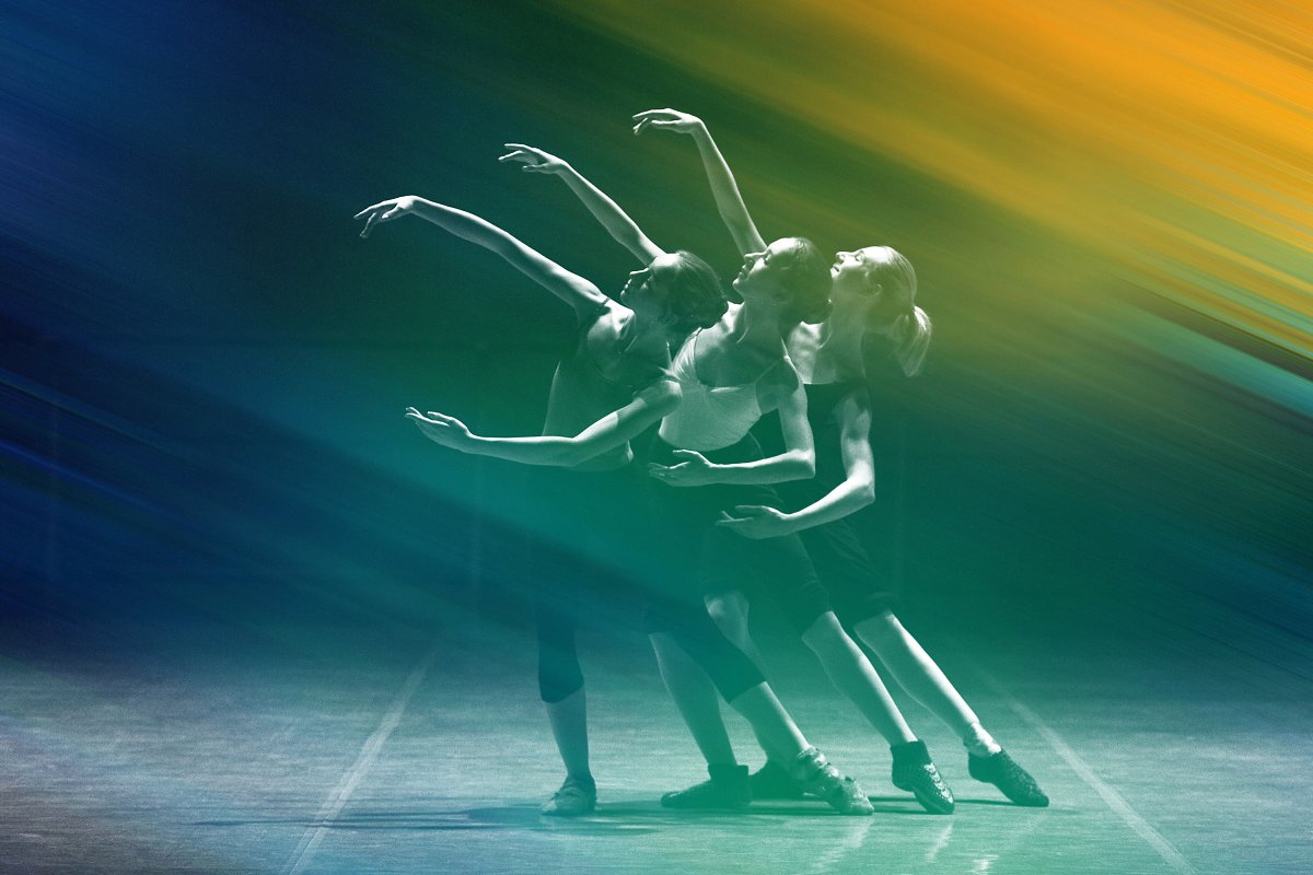 专业运动光线照射效果动态照片叠层背景插图(1)