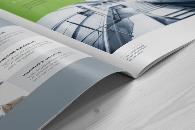 A4尺寸规格宣传册/目录封面设计样机素材库精选模板 A4 Brochure / Catalog Mock-Up插图(3)