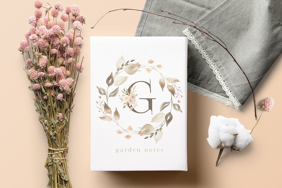 玫瑰金浪漫水彩花卉剪贴画 Rose Gold Romance Watercolor Flowers插图(13)