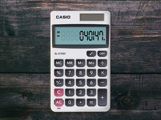 卡西欧 SL-310SV 计算器模型素材之家精选sketch素材