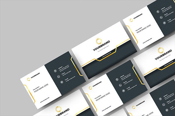 实用的商务商贸公司名片设计模板