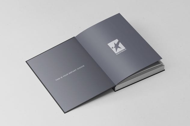 高端精装图书版式设计样机素材库精选模板v1 Hardcover Book Mock-Ups Vol.1插图(10)