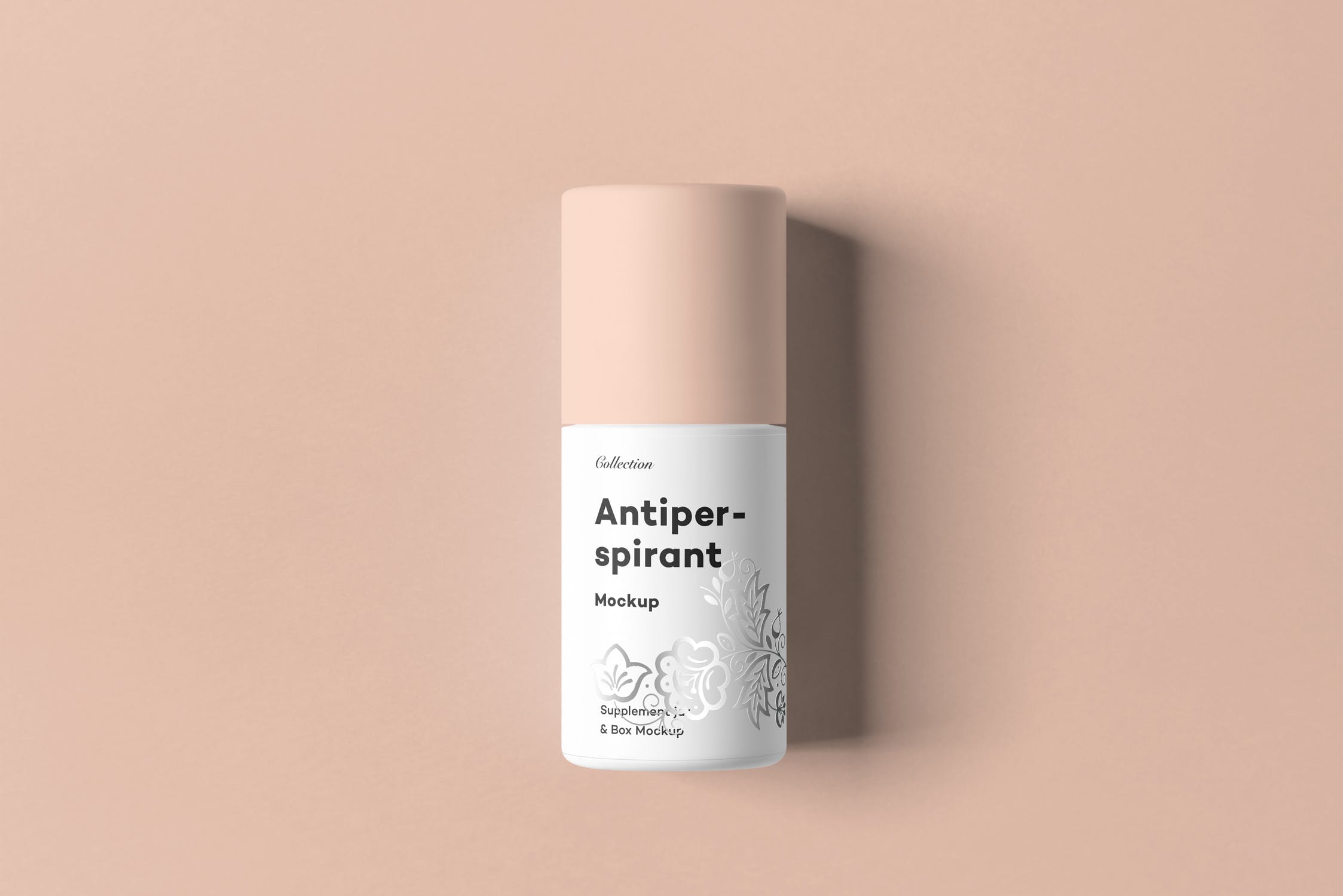 止汗滚珠外包装设计展示图样机v2 Antiperspirant Mockup 2插图(2)