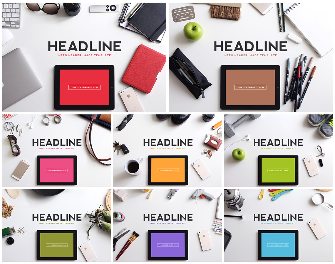 样机素材包 Mockup-Anything Bundle（场景, APP & 印刷设计）插图