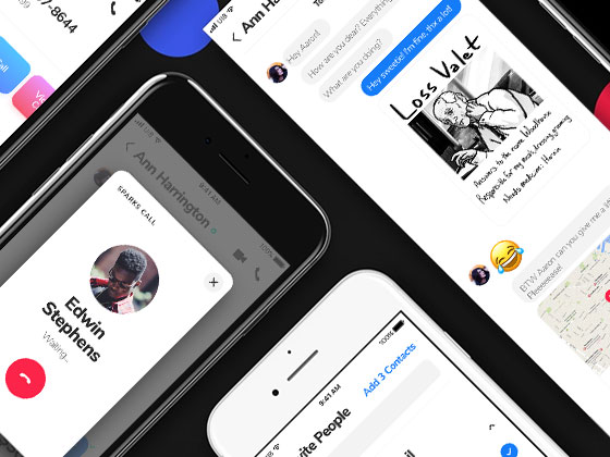 Sparks 社交应用界面素材之家精选sketch素材