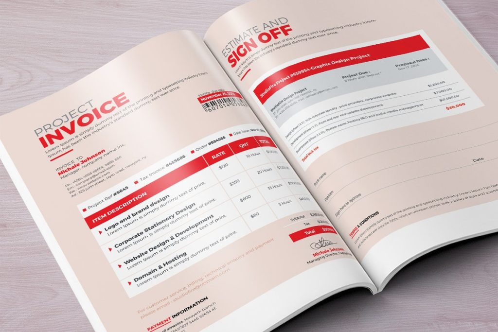 高品质实用企业画册模版下载[indd,pdf]插图(10)