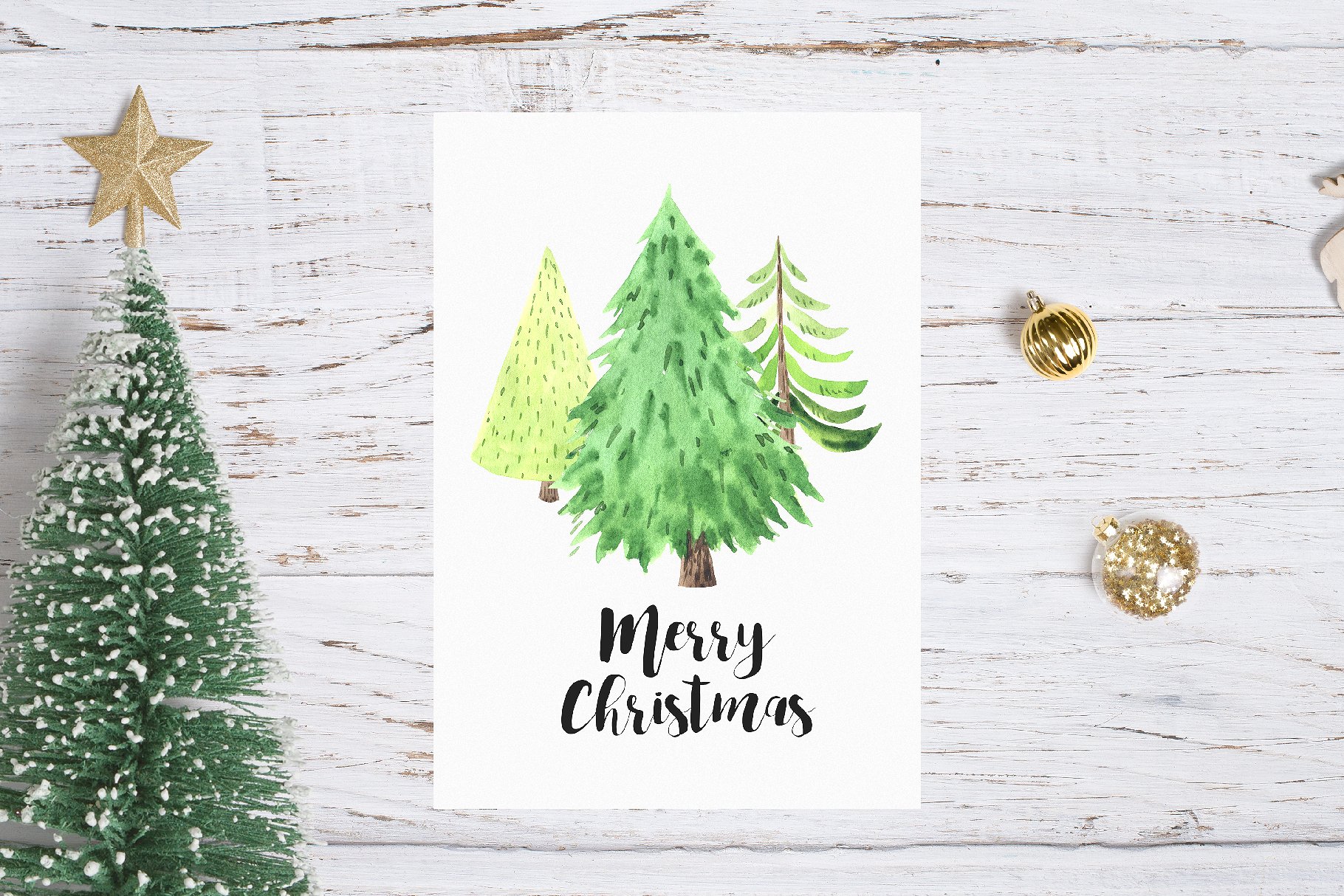 手绘可爱的冬季水彩素材合辑下载 BUNDLE Winter Hygge Watercolor Kit [png,jpg] 1.30 GB插图(7)